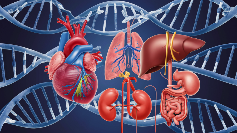 DNA and human organs